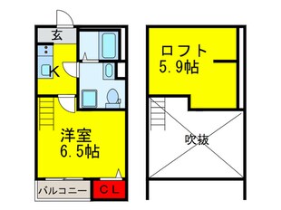 グラーティア堺東の物件間取画像